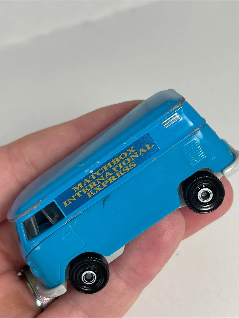 Matchbox International Express Blue VW Delivery Van Toy